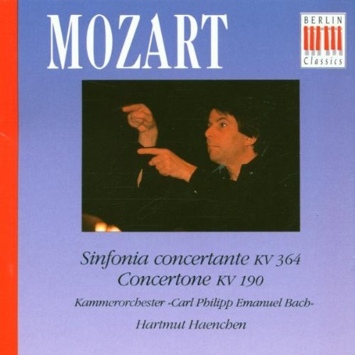 W.A. Mozart/Sinf Concertante/Concertone@Haenchen/C.P.E. Bach Chbr Orch@Haenchen/C.P.E. Bach Chbr Orch